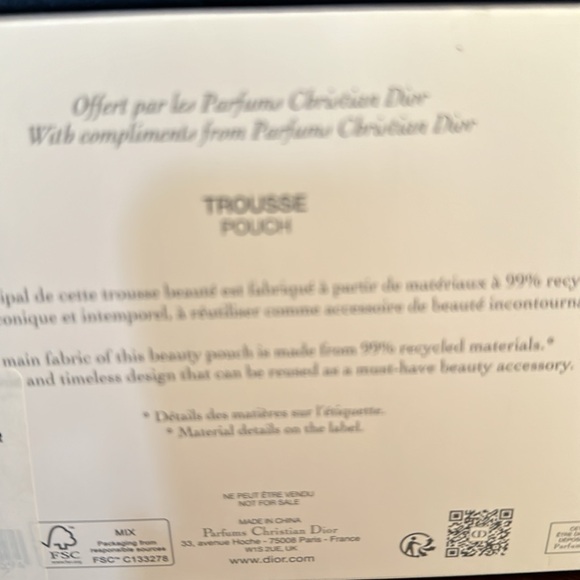 NWT Dior denim pouch in box 5 piece bundle - Picture 11 of 14